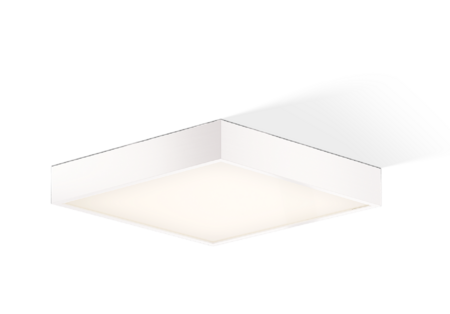 Decor Walther Deckenleuchte Cut 40 N LED-Weiß matt-40 x 40 cm
