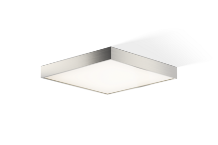 Decor Walther Deckenleuchte Cut 18 N LED - Nickel Satiniert - 40 x 40 cm