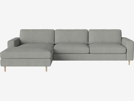 Bolia Scandinavia 3½ Sitzer Sofa Mit Chaiselongue - 15cm-white-pigmented-oiled-oak - Links