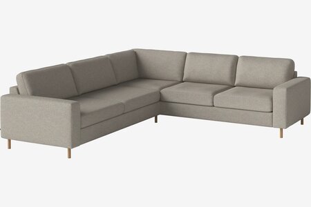 Bolia Scandinavia 5 Sitzer Ecksofa 2½ Ecke 2 - Monza - Bouclé - Sand