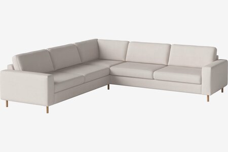 Bolia Scandinavia 6 Sitzer Ecksofa 2½ Ecke 2½ - Linea - Samt - Beige