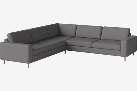 Bolia Scandinavia 6 Sitzer Ecksofa 2½ Ecke 2½ - London - Flach gewebt - Multi grau