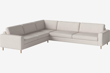 Bolia Scandinavia 6 Sitzer Ecksofa 2½ Ecke 3 - Linea - Samt - Beige