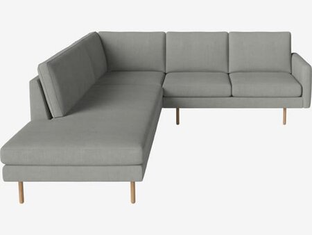 Bolia Scandinavia Remix 4 Sitzer Ecksofa Open End - 20cm-oiled-oak