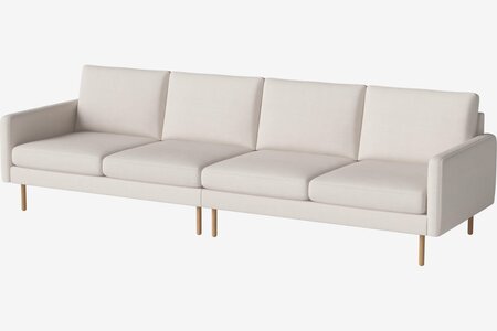 Bolia Scandinavia Remix 4 Sitzer Sofa - Linea - Samt - Beige