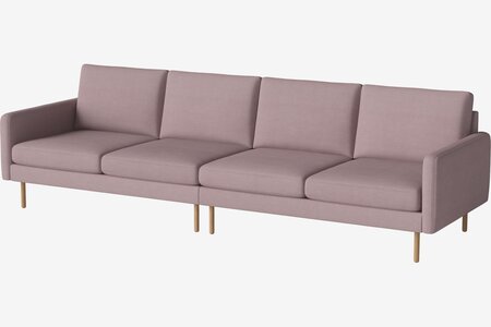 Bolia Scandinavia Remix 4 Sitzer Sofa - Linea - Samt - Rosa