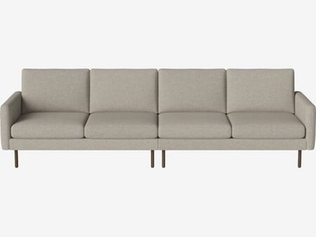 Bolia Scandinavia Remix 4 Sitzer Sofa - 17 cm dunkle geölte Eiche