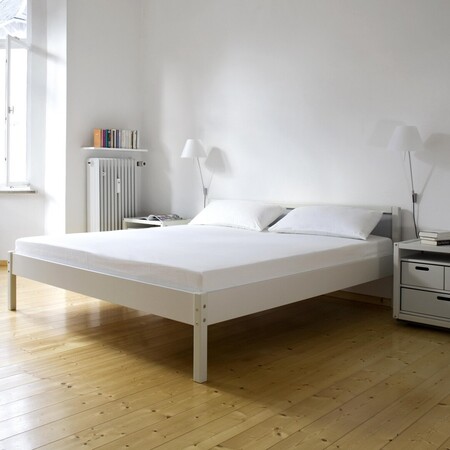 Flötotto Profilsystem Doppelbett mit Kopfteil 