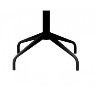 Flötotto PRO Vierstern-Aluminiumtisch, HPL - Graphitschwarz