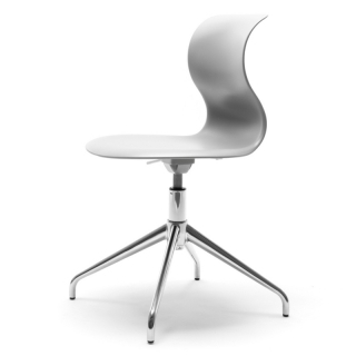 Flötotto PRO CHAIR Vierstern-Aluminiumgestell-granitgrau / aluminium-poliert