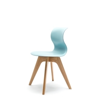 Flötotto PRO CHAIR Viersternholzgestell, Größe 3 - aquablau