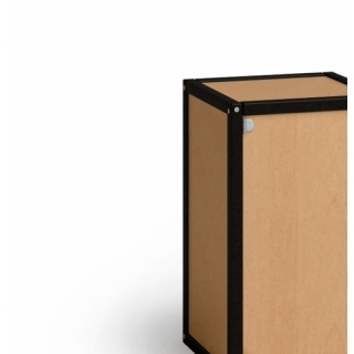 Flötotto Hängecontainer mit Schubkästen, H40 B60 T45 - schwarz-buche