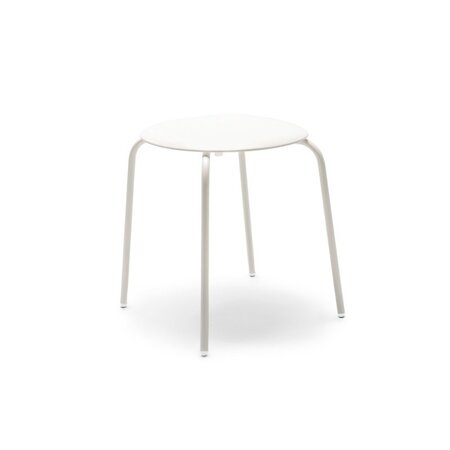 Flötotto PRO STOOL Vierbeingestell Niedrig - Schneeweiss