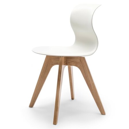 Flötotto PRO CHAIR Viersternholzgestell, Grösse 6 - Schneeweiss