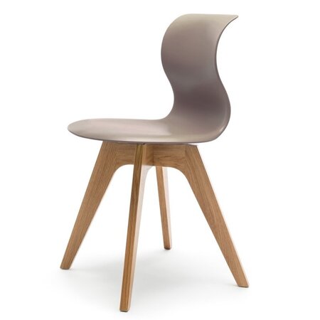 Flötotto PRO CHAIR Viersternholzgestell, Grösse 6 - Warmgrey