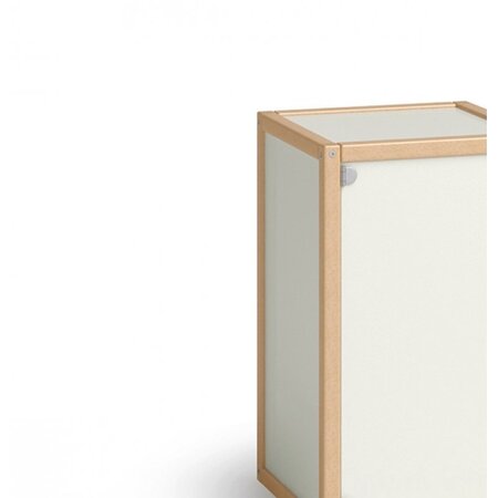 Flötotto Container mit Tür, H74 B45 T60 - Buche - Weiss