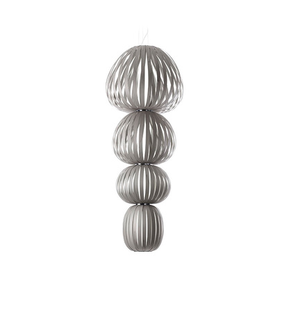 LZF Pendelleuchte Totem - 4 - Grau