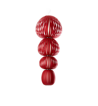 LZF Pendelleuchte Totem - 4 - Rot