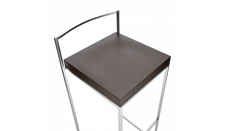 Lapalma Cubo Hocker 75 - Leder - C9 Dunkelbraun