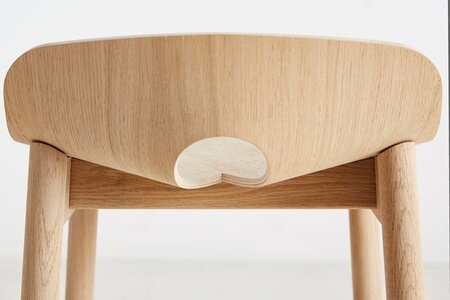 Woud Mono counter chair - oak