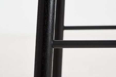 Woud Mono counter chair - black