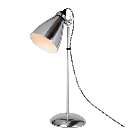 ORIGINAL BTC Hector Metal Table Light, Polished Aluminium
