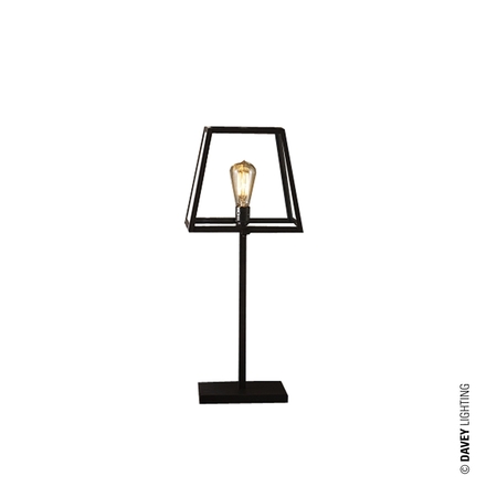 ORIGINAL BTC Quad Medium Table Light, Weathered Brass, Clear Glass