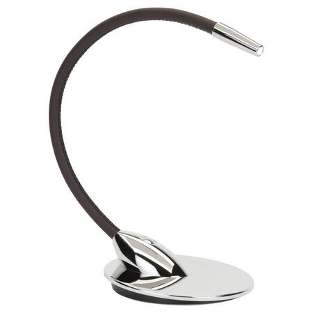 ORIGINAL BTC Nimbus Table Light - Polished nickel, chocolate brown