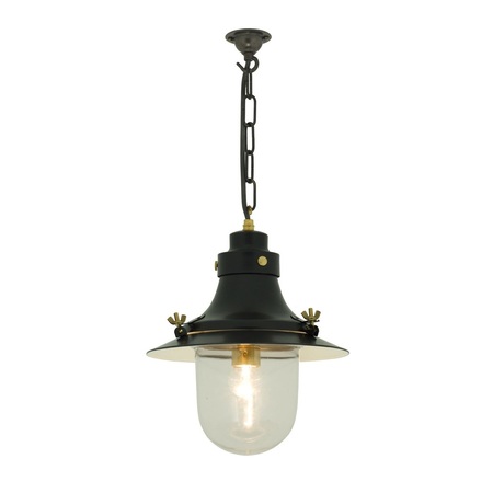 ORIGINAL BTC Ship's Small Decklight - Black, Clear Glass