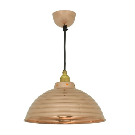 ORIGINAL BTC Spun Ripple with Cord Grip Lampholder