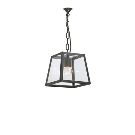 ORIGINAL BTC Quad Pendant Internally Glazed, Small, Clear - Weathered Brass