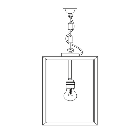 ORIGINAL BTC Small Square Pendant Light, Closed Top, Weathered Brass