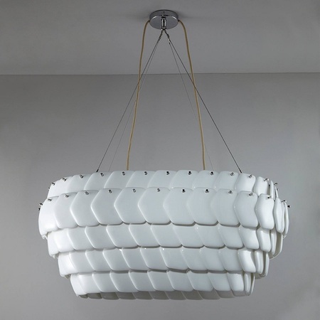 ORIGINAL BTC Cranton Oval Pendant Light, Sand and Taupe Braided Cable