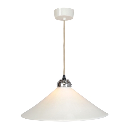 ORIGINAL BTC Cobb Large Plain Pendant Light - Pendelleuchte - Naturweiß