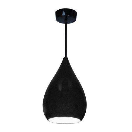 ORIGINAL BTC Drop One Large Pendant Light - Black gloss