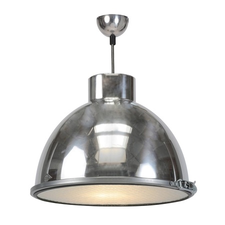 ORIGINAL BTC Giant Size 1 Pendant Light - Aluminium with wired glass