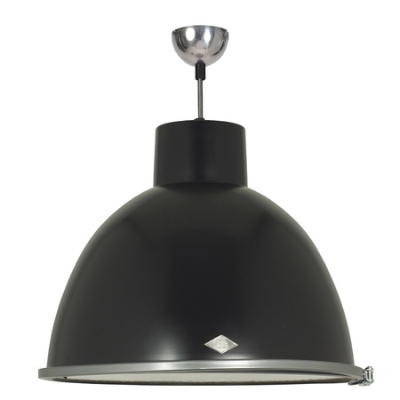 ORIGINAL BTC Giant Size 2 Pendant Light - Black with wired glass