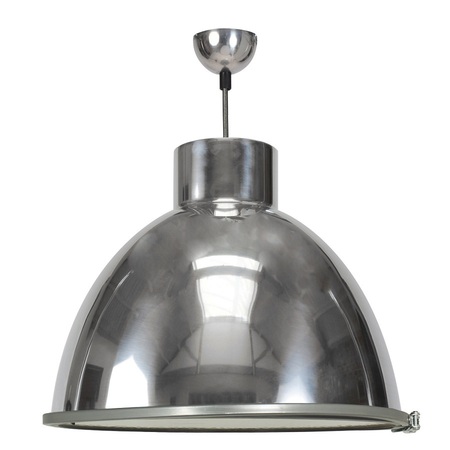 ORIGINAL BTC Giant Size 2 Pendant Light - Aluminium with wired glass