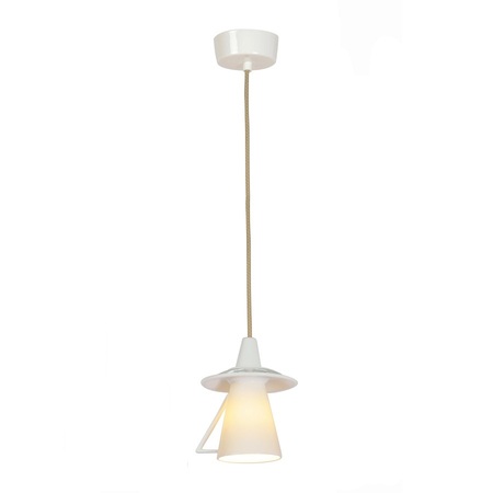ORIGINAL BTC Teacup Pendant Light, White