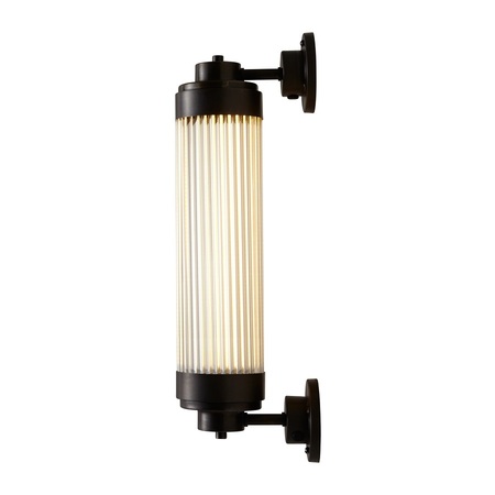ORIGINAL BTC Pillar Offset Wall Light LED - Weathered Brass