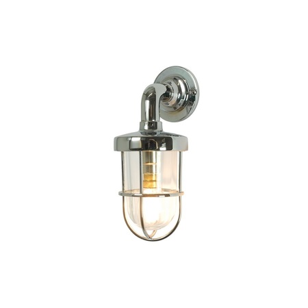 ORIGINAL BTC Miniature Weatherproof Ship's Well Glass - Chrome Plated, Clear Glass
