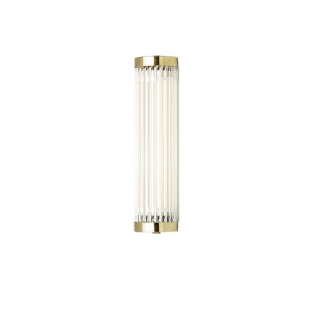 ORIGINAL BTC Pillar LED Wall Light, 27/7cm - Polished Brass