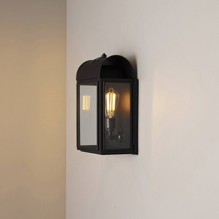 ORIGINAL BTC Domed Box Wall Light, Weathered Brass