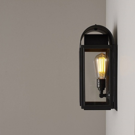 ORIGINAL BTC Domed Box Wall Light, Weathered Brass