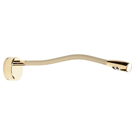 ORIGINAL BTC Jet Stream Wall Light - Gold plated, beige