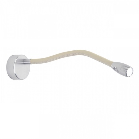 ORIGINAL BTC Jet Stream Wall Light -  Clear anodised, off white