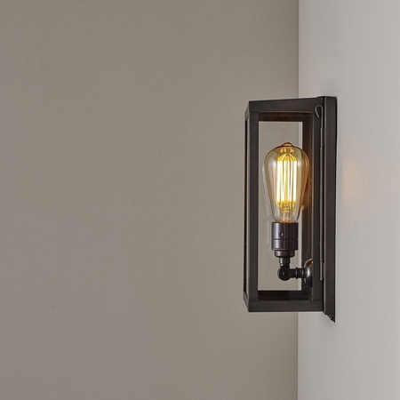 ORIGINAL BTC Box Wall Light, Internal Glass, Small
