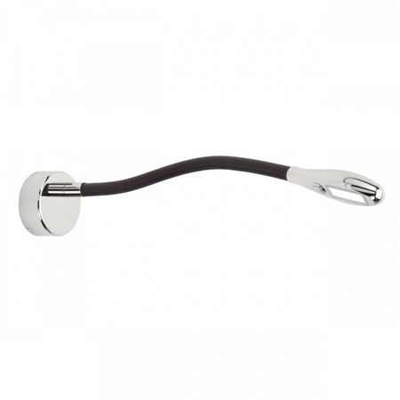 ORIGINAL BTC Cirrus Wall Light - Polished nickel, chocolate brown