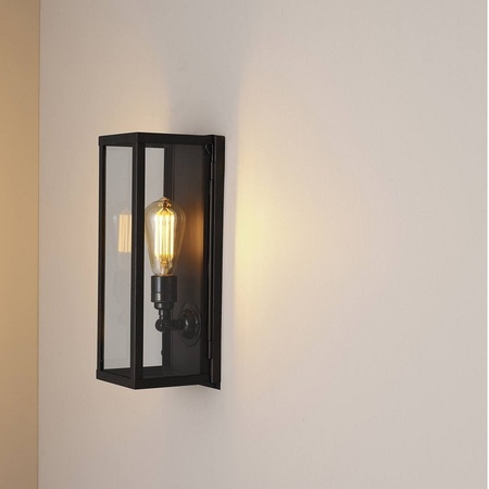 ORIGINAL BTC Narrow Box Wall Light, Internal Glass