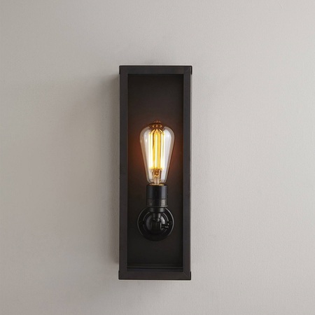 ORIGINAL BTC Narrow Box Wall Light, Internal Glass